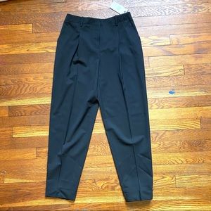 Lafayette 148 Rivington black wool cuffed dress pants size 4